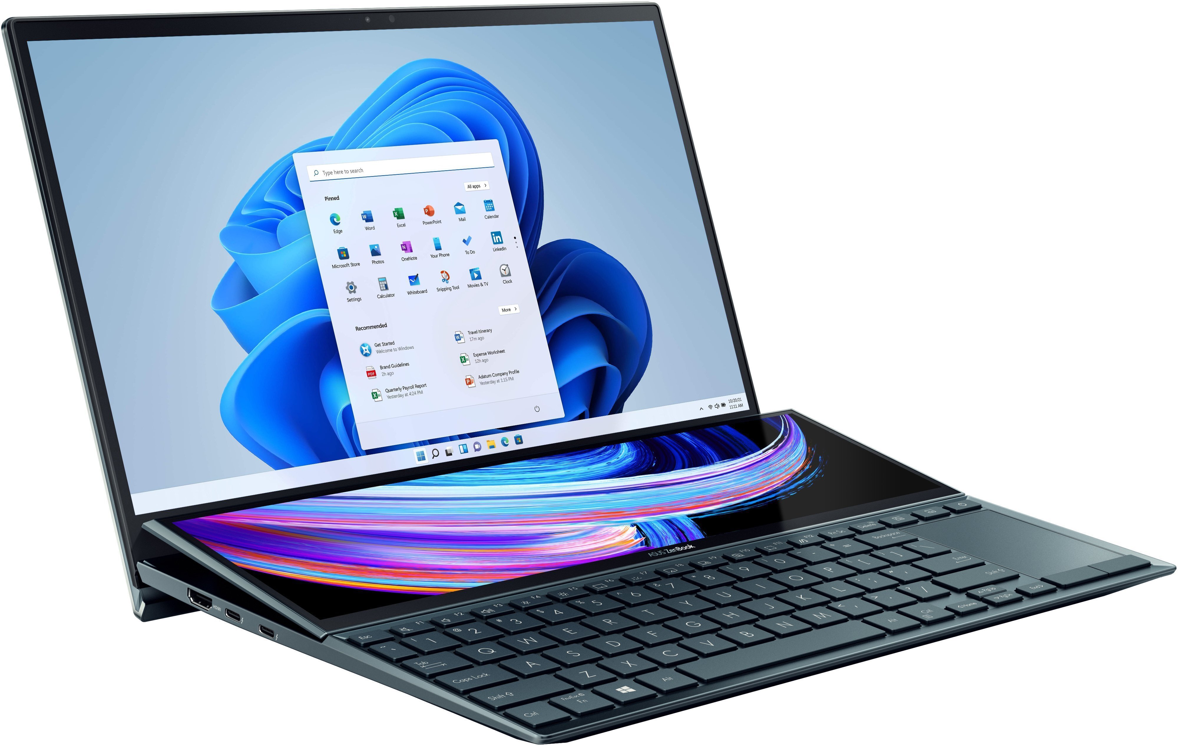 Акція на Ноутбук ASUS ZenBook Duo UX482EGR-HY387W (90NB0S51-M000X0) від MOYO