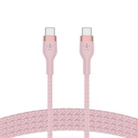 Кабель Belkin USB-C – USB-C, BRAIDED SILICONE, 1m, pink