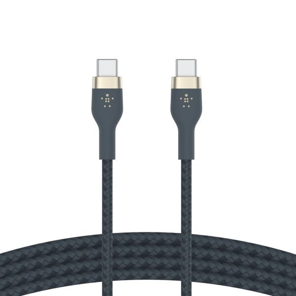 

Кабель Belkin USB-C - USB-C, BRAIDED SILICONE, 1m, blue