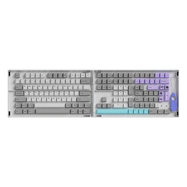 

Кейкапи AKKO Silent Fullset Keycaps, EU, Blue