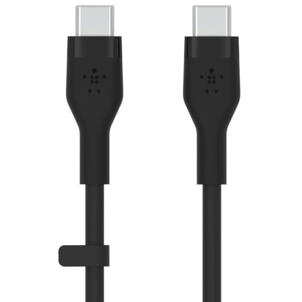 

Кабель Belkin Type-C - Type-C silicone 1m Black (CAB009BT1MBK)