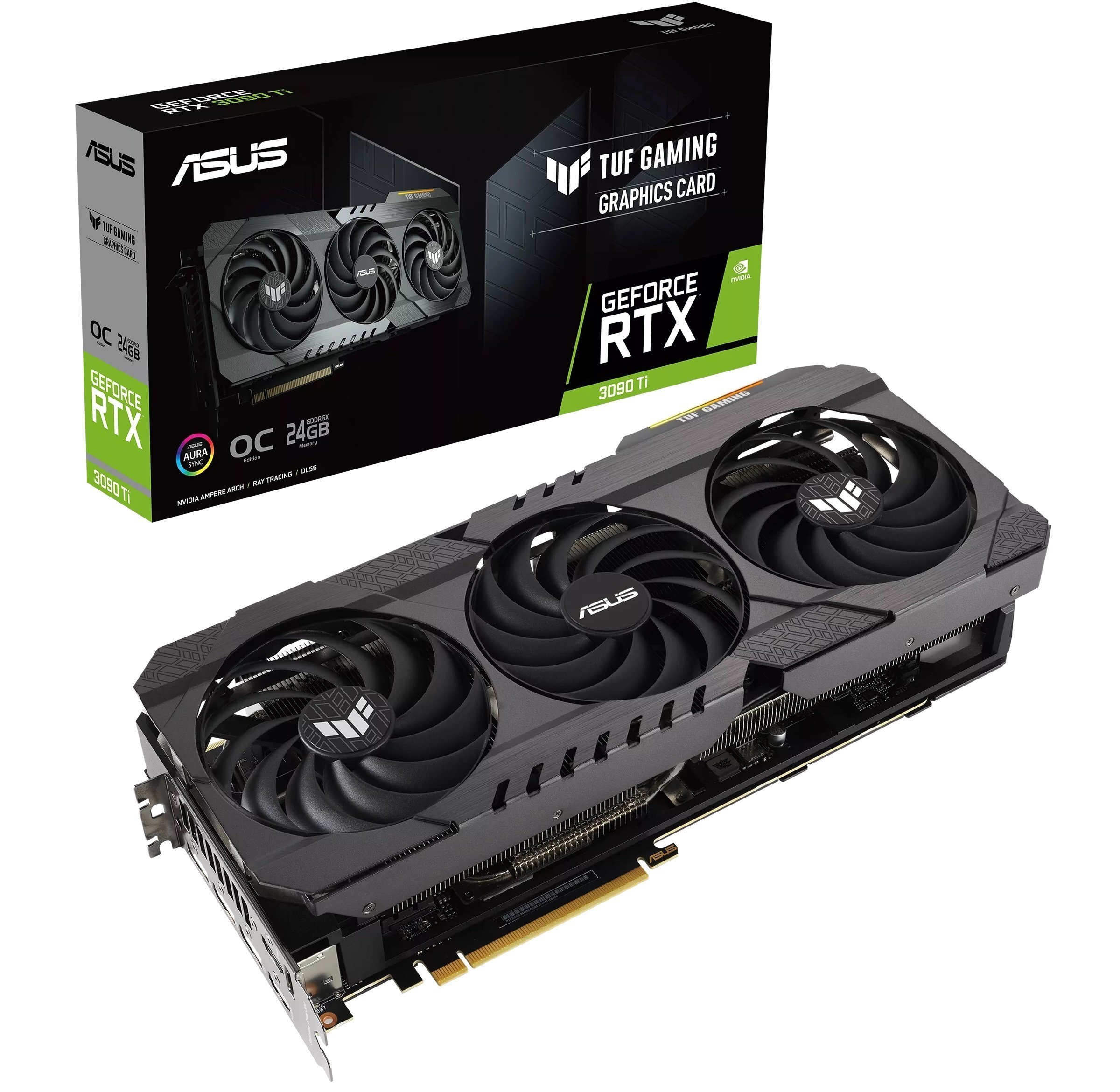 

Видеокарта ASUS GeForce RTX3090 TI 24GB GDDR6X TUF (TUF-RTX3090TI-24G-GAMING)