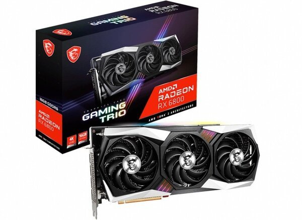 

Видеокарта MSI Radeon RX 6800 16GB DDR6 GAMING TRIO (RX_6800_GAMING_TRIO_16G)