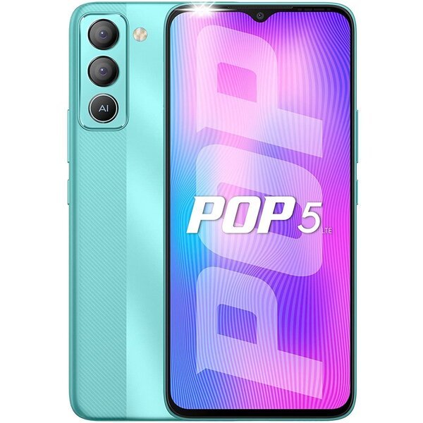 

Смартфон TECNO POP 5 LTE/ BD4a 32+2 Turquoise Cyan