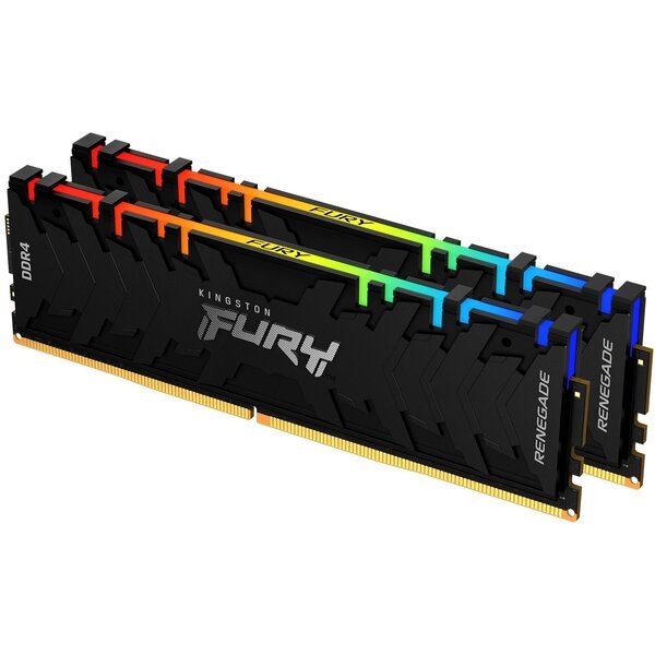 

Память для ПК Kingston DDR4 3200 16GB KIT (8GBx2) FURY Renegade RGB (KF432C16RBAK2/16)