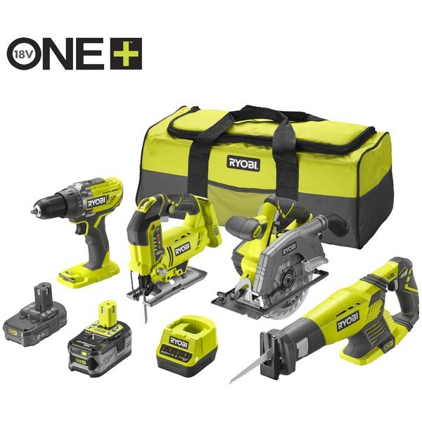 

Набор инструментов Ryobi ONE+ RCK184C-242S 4 шт. (5133005444)