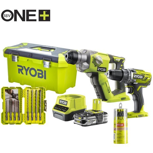 

Набор инструментов Ryobi ONE+ R18DDSDS-125T 2 шт. (5133005087)