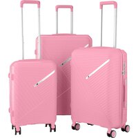 Набор чемоданов 2E SIGMA (L+M+S), розовый (2E-SPPS-SET3-PK)
