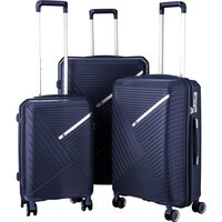 Набор чемоданов 2E SIGMA (L+M+S), тёмно-синий (2E-SPPS-SET3-NV)