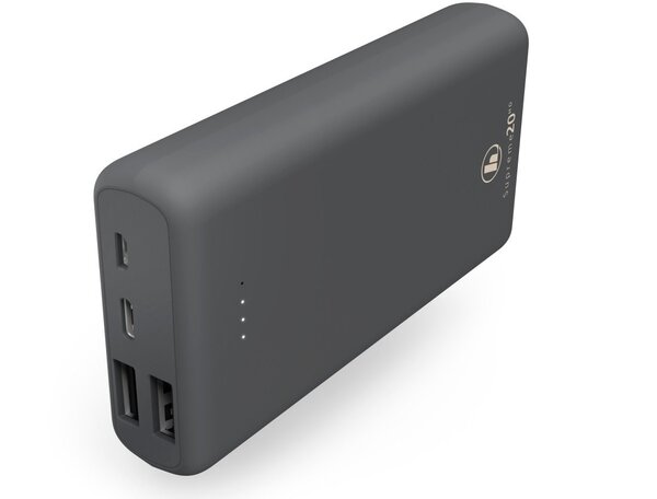 

Портативный аккумулятор HAMA Power Bank Supreme 20HD 20000 mAh Grey (00187292)