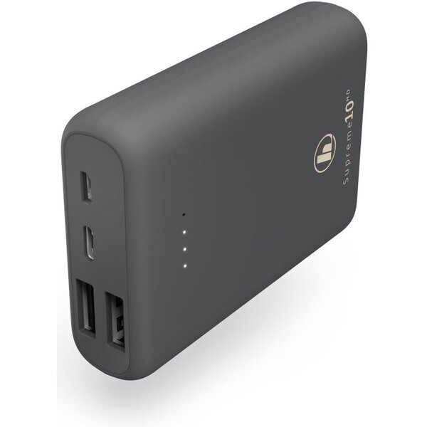 

Портативный аккумулятор HAMA Power Bank Supreme 10HD 10000 mAh Grey (00187291)