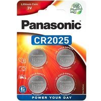 Батарейка Panasonic CR2025 блистер, 4 шт (CR-2025EL/4B)