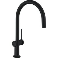 Змішувач Hansgrohe Talis M54 для кухонної мийки, 220мм, 1-струменевий, поворотний, чорний матовий (72804670)