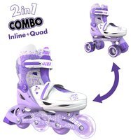 Ролики Neon Combo Skates Фіолетовий (Розмір 30-33)