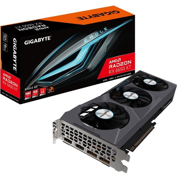 

Видеокарта GIGABYTE Radeon RX 6650 XT 8GB DDR6 EAGLE (GV-R665XTEAGLE-8GD)
