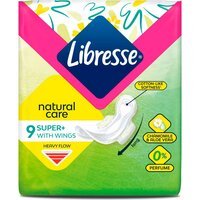 Прокладки гігієнічні Libresse Natural Care Ultra Super 9 шт.