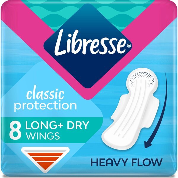 

Гигиенические прокладки Libresse Classic Protection Long drai 8 шт.