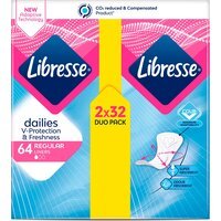Гигиенические прокладки Libresse Daily Fresh Plus Normal 64 шт.