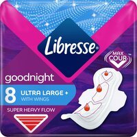 Прокладки гігієнічні Libresse Ultra Goodnight soft 8 шт.
