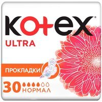 Гигиенические прокладки Kotex Ultra Quadro Normal 30x12