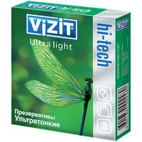 Презерватив VIZIT HI-TECH ультратонкі №3
