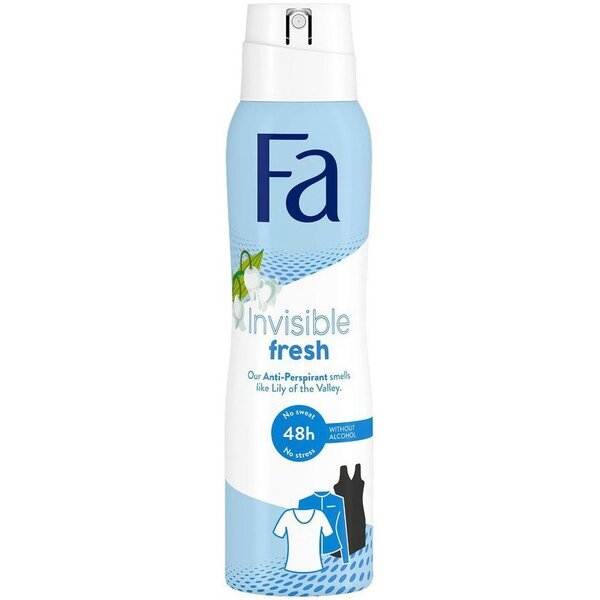 

FA Дезодорант аэрозоль Invisible Fresh 150мл