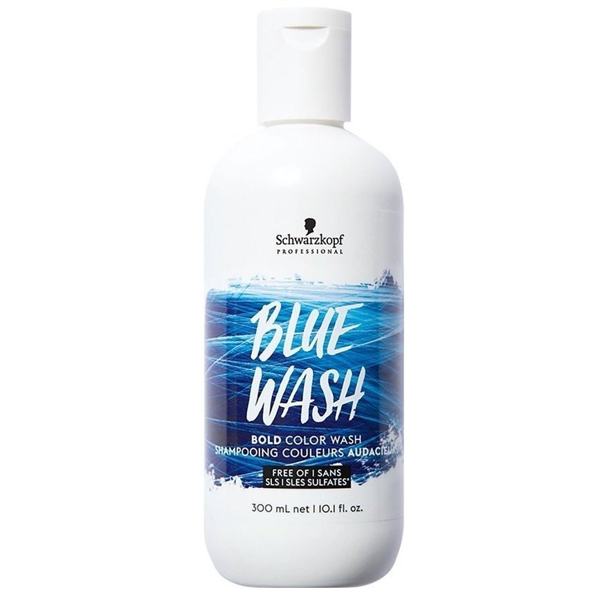 

Пигментированный шампунь для волос Синий Color Wash 300 мл