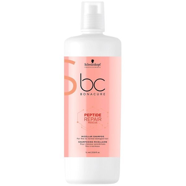 

Мицеллярный шампунь для восстановления волос BC Bonacure Repair Rescue 1000 мл