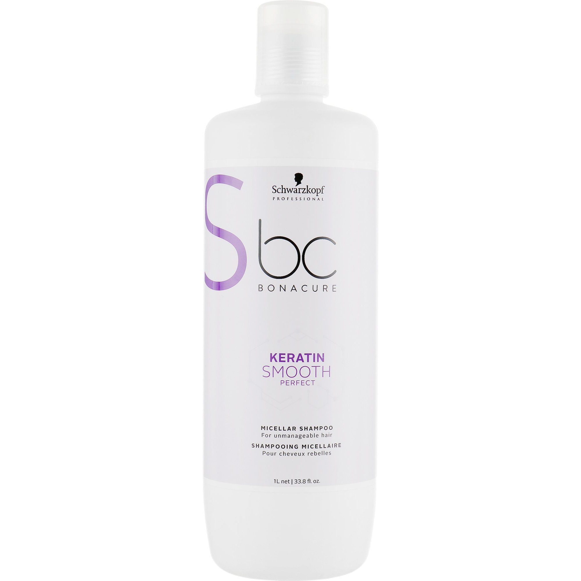 

Мицеллярный шампунь для гладкости волос BC Bonacure Keratin Smooth 1000 мл