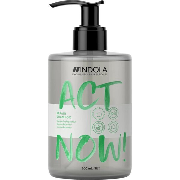 

Восстанавливающий шампунь Indola Act Now Repair, 300 мл