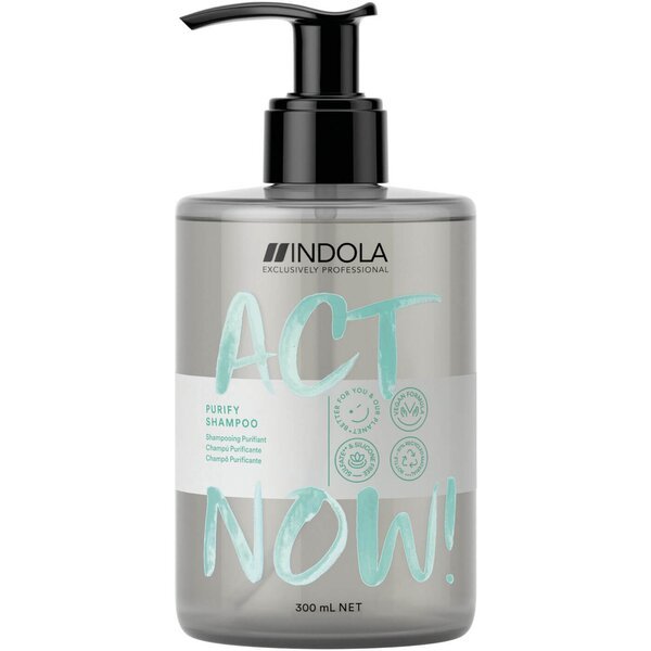 

Шампунь для очистки волос Indola Act Now Purify 300 мл