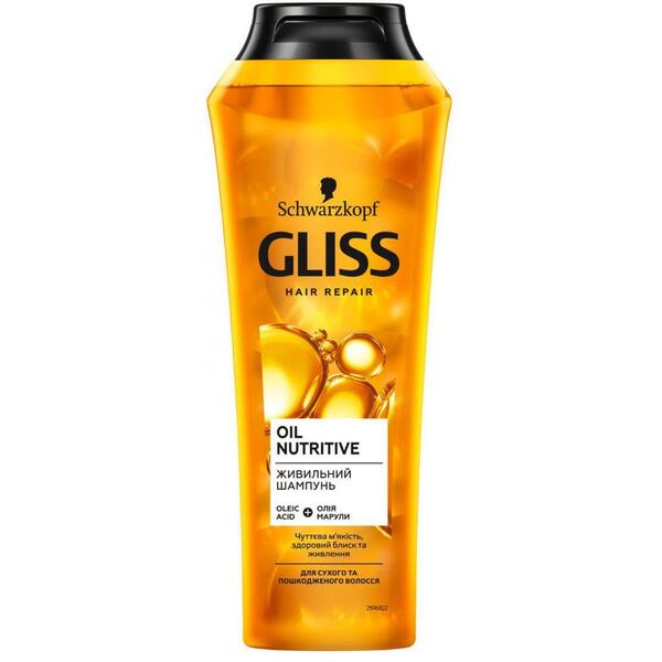 

Gliss Kur Шампунь 250мл Oil Nutritive Для длинных и секущихся волос