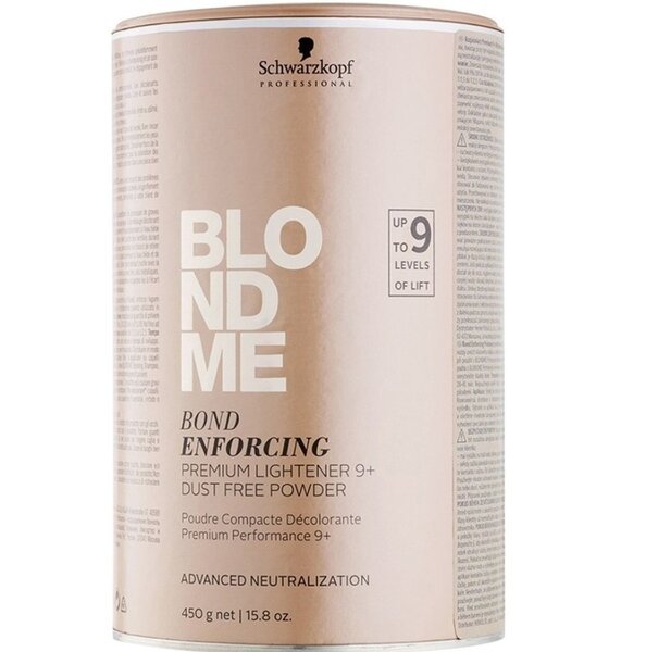 

Schwarzkopf Обесцвечивающая бондинг-пудра 9+ BLONDME 450 г