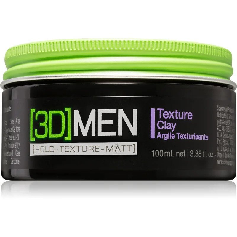 

Schwarzkopf Текстурующая глина для волос [3D]MEN 100 мл