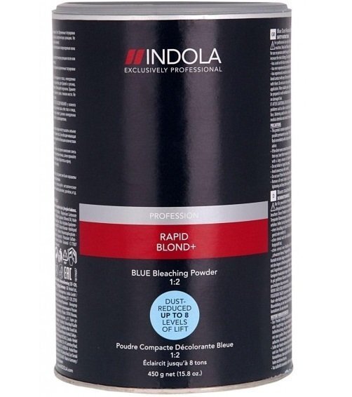 Белая пудра для осветления волос INDOLA Rapid Blond+ 450г – купить в ...