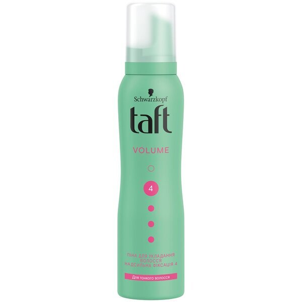 Акция на Taft Пена для укладки тонких волос Объем 4 фиксация 150мл от MOYO