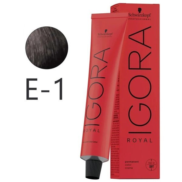 Краска для волос Igora Royal 60 мл E-1