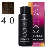 Середньо-коричневий натур.Фарба для волосся Igora Vibrance 60 мл 4-0