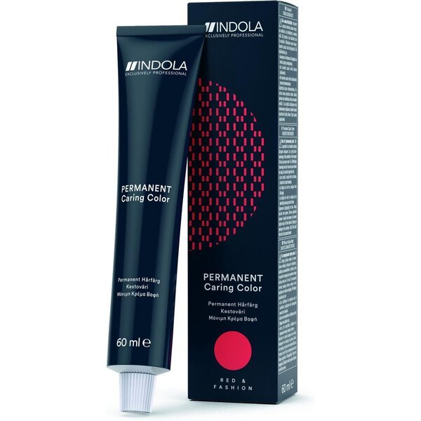 

Средне-коричневый шоколадно-красный Перманентная крем-краска для волос INDOLA Permanent Caring Color 60 мл 4.86