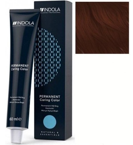 

Русый медный Перманентная крем-краска для волос INDOLA Permanent Caring Color 60 мл 6.4