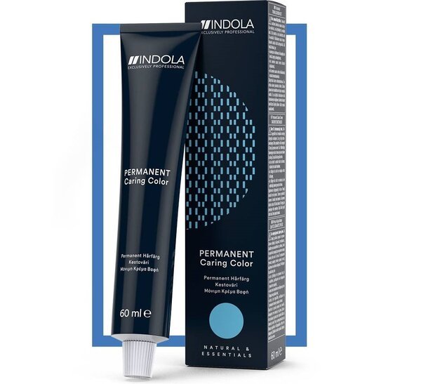

Светлый натуральный золотистый блонд Перманентная крем-краска для волос INDOLA Permanent Caring Color 60 мл 8.03