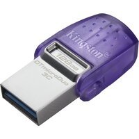 Накопитель Kingston 128GB USB 3.2 Gen1 + Type-C DT microDuo 3C R200MB/s (DTDUO3CG3/128GB)
