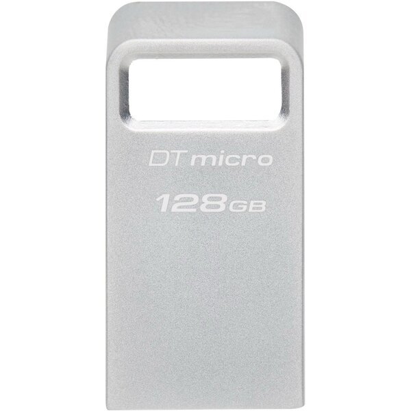 Акція на Накопитель Kingston 128GB USB 3.2 Gen1 DT Micro R200MB/s Metal (DTMC3G2/128GB) від MOYO