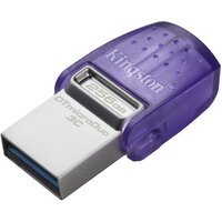 Накопичувач USB 3.2 Kingston 256GB Gen1 + Type-C DT microDuo 3C R200MB/s (DTDUO3CG3/256GB)