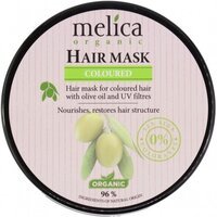 Маска для фарбованого волосся Melica Organic з екстрактом лаванди та УФ-фільтрами, 350 мл