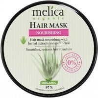 Маска для волос питательная Melica Organis с растительными экстрактами и пантенолом, 350 мл