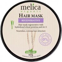 Маска для волос регенерирующая Melica Organic с экстрактами лопуха и масла, 350 мл