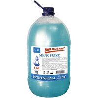 San Clean PROF Жидкое мыло ГОЛУБНОЕ 5000мл