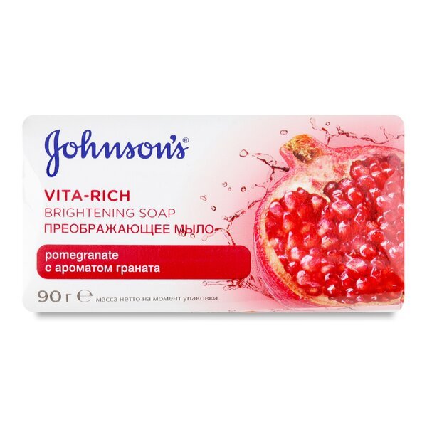 

Мыло туалетное Johnson’s Body Care Vita Rich С экстрактом цветка граната 90г (3574661642598)