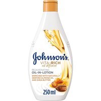 JOHNSON’S® VITA-RICH Питательный лосьон для тела с маслами миндаля и ши